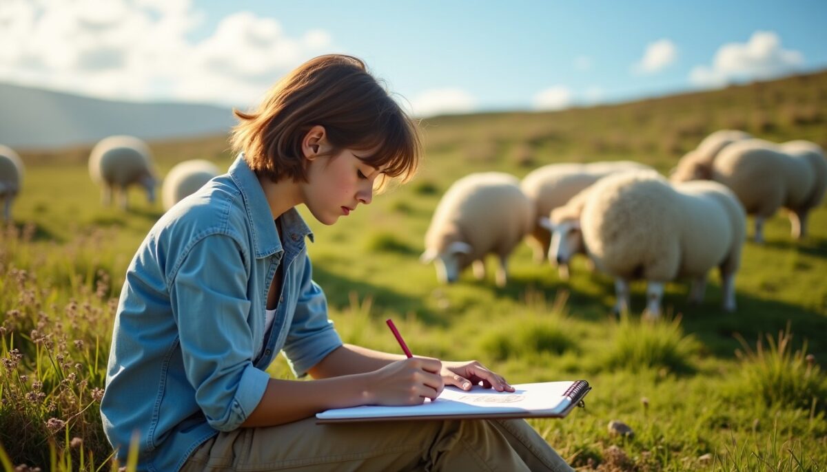 Dessiner des moutons facilement : conseils pratiques pour débutants au crayon et au feutre