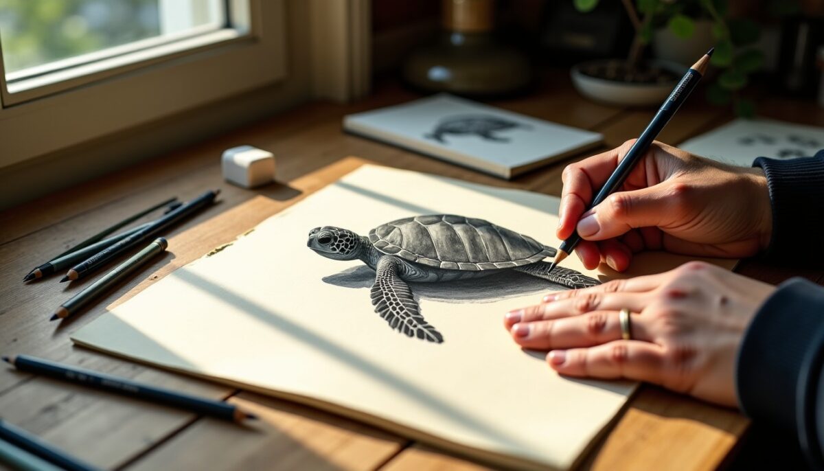 Maîtriser l'art de dessiner des tortues : conseils essentiels pour des illustrations réalistes et animées